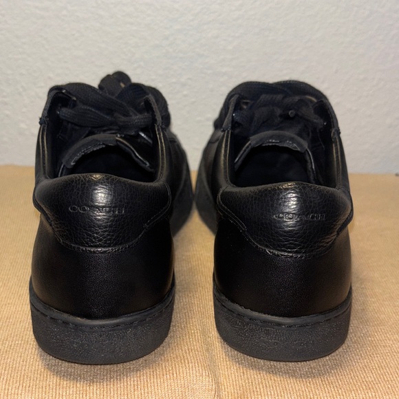 COACH Men's High Line Signature Logo Coated Canvas Sneakers - Picture 3 of 7